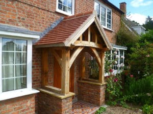 High Brick Plinth Porch Build